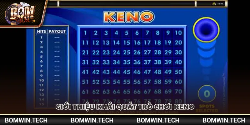 Mẹo chơi Keno – Cách chọn số dễ trúng nhất 2 Giới thiệu khái quát trò chơi Keno